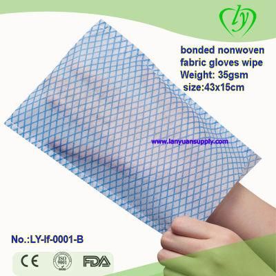 Disposable Medical Patient Glove Wipes Nonwoven Cleaning Bath Glove Wipes