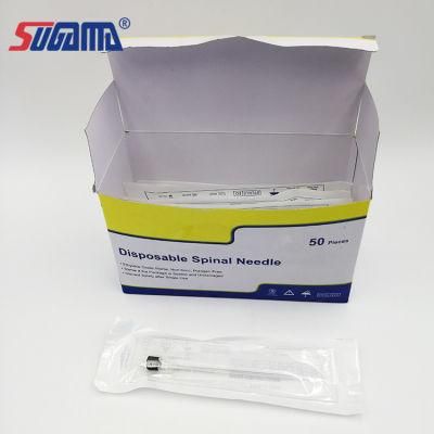 Medical Disposable Sterile Spinal Needle Epidural Anesthesia Needle