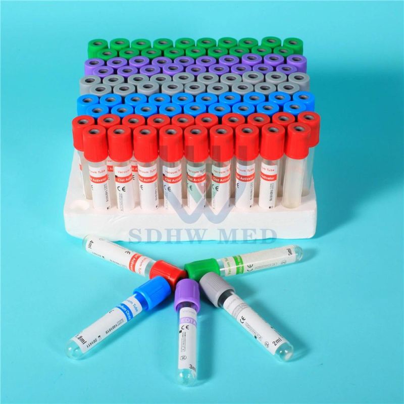 Pet Glass 3-10ml Medical Vacuum Blood Collection Serum Plastic Tube