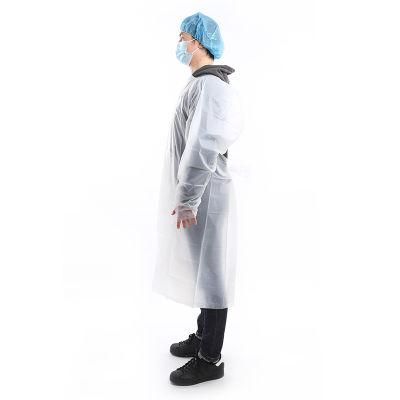 Hot Sale Disposable Waterproof CPE Gown for Individual Protection