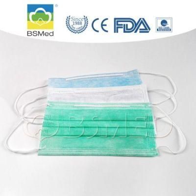 Nonwoven Medical Surgical 3ply Face Mask for Daily Use with FDA Ce ISO Certificates