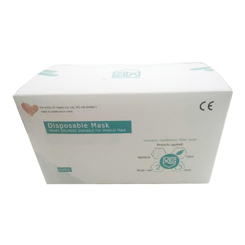 Disposable Medical Surgical Mask Sterilized with Eo (Ethylene Oxide)