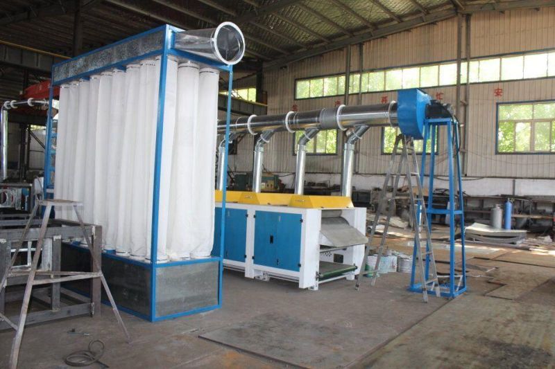 New Design High Output Cotton Waste Recycling Machine with Cover Iron Roller