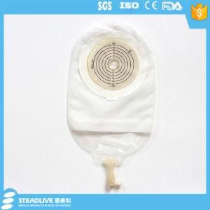 One-Piece Standard Wear Flat Cut-to-Fit Transparent Urostomy