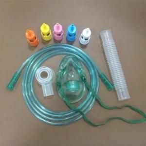 Medical Products Disposable Medical PVC Multi-Vent Oxygen Mask/Venturi Mask with 5 Diluters