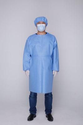 45GSM SMS Disposable Surgical Gowns with Hat