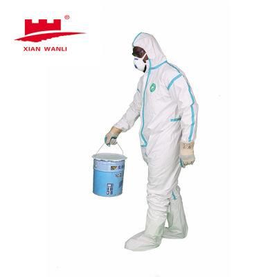 Type4b 5b 6b Disposable Microporous Film Coverall with Taped Seam
