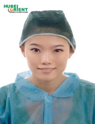 Surgery Caps Disposable Non Woven Doctor Cap Surgical Head Cover Cap with Ties for Female