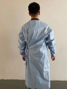 SMS Non-Woven Hospital Disposable Waterproof PPE Sterile Safety Medical Isolation Gown