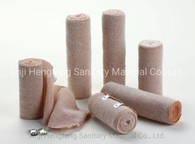 Medical Elastic Plain Bandages with Spandex with Various Sizes