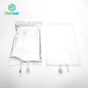 Plug Supplier Medical for Hospital Grade PVC 500ml Hot Disposable Pressure IV Infusion Bag