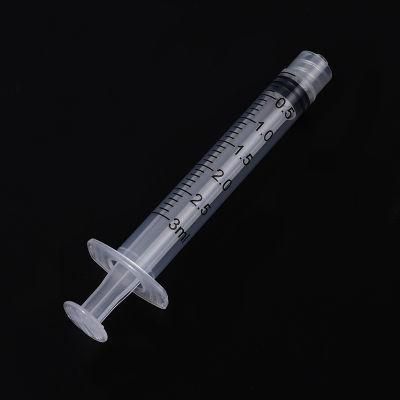High Standard Medical Plastic Sterile 3ml Luer Lock Syringe