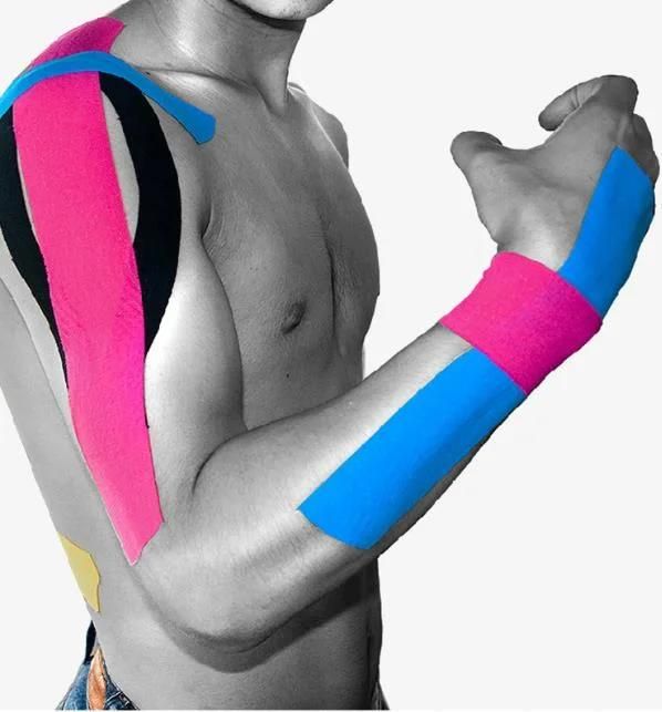 Athletic Sports Kt Tape Kinesiology Sports Tape for Men Knee Shoulder Elbow Ankle Neck Muscle