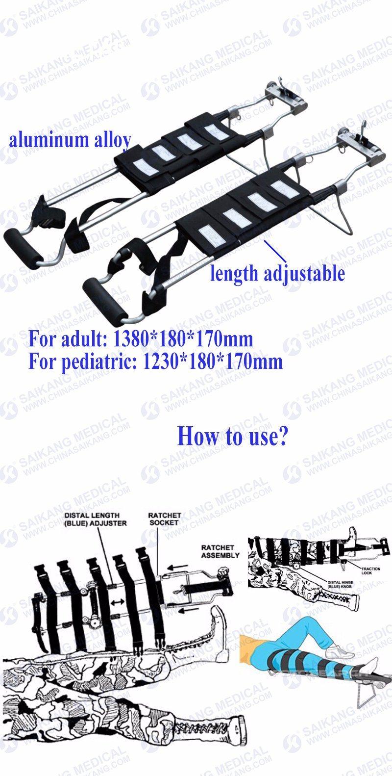 Leg Traction Device, Leg Traction Splints