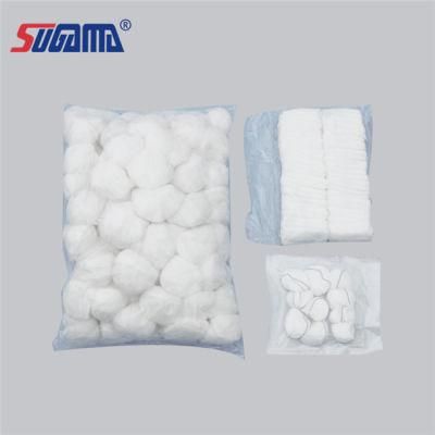 Medical 100% Gauze Ball with Detectable X-ray Thread