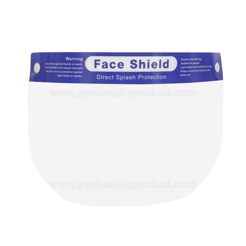 Factory  Approved Face Anti Splash Face Guard PET Face Protection Shield