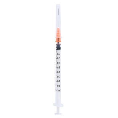 Wholesale Price Disposable Medical Safety PP Syringe with Needle 1ml