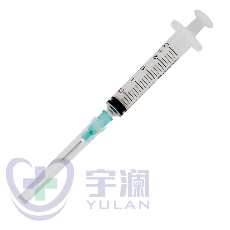 Disposable Sterile Plastic Injection Syringe with Needle
