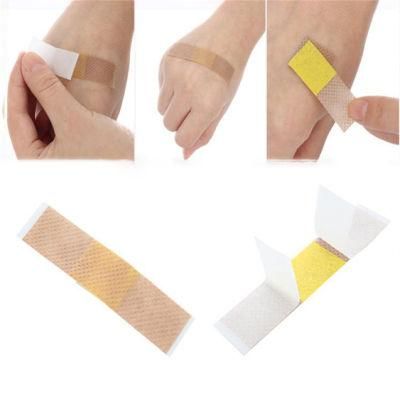 First Aid Adhesive Bandage Plasters Skin Color Adhesive Bandage Band Aid Wound First Aid Plasters